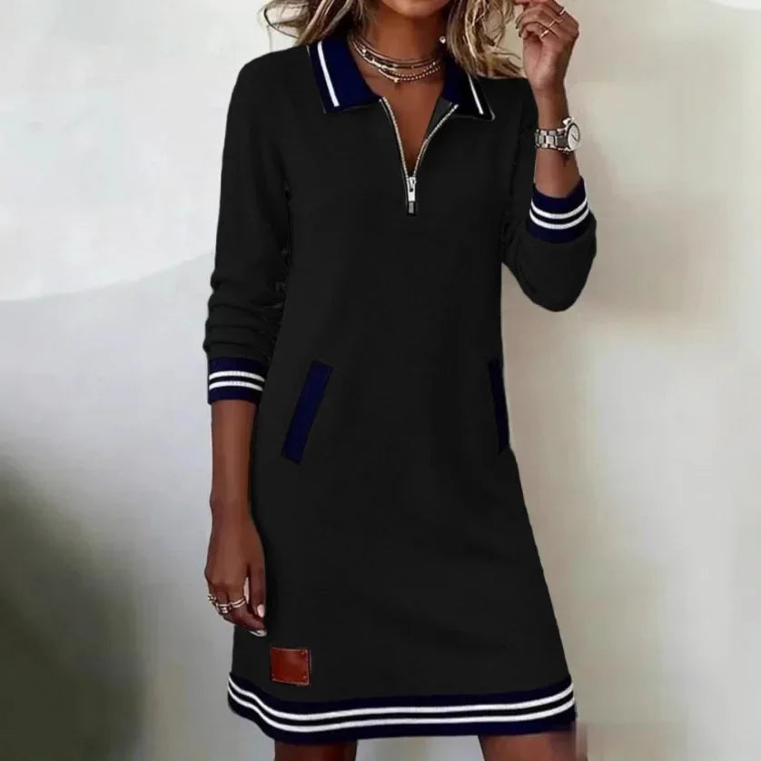 Navelle™ Polo Dress with Effortless Elegance
