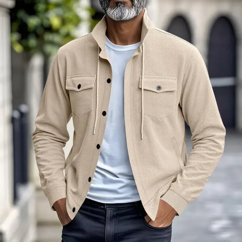 Velkor™ Jacket with Ribbed Texture and Refined Presence