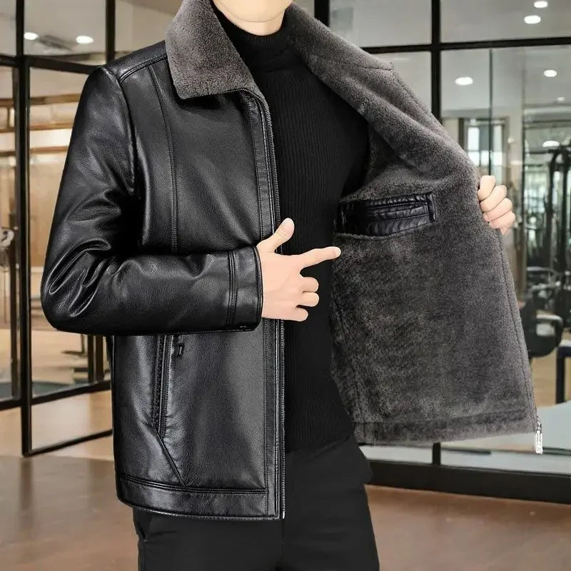 Blackridge™ Jacket in Premium Leather with Thermal Lining