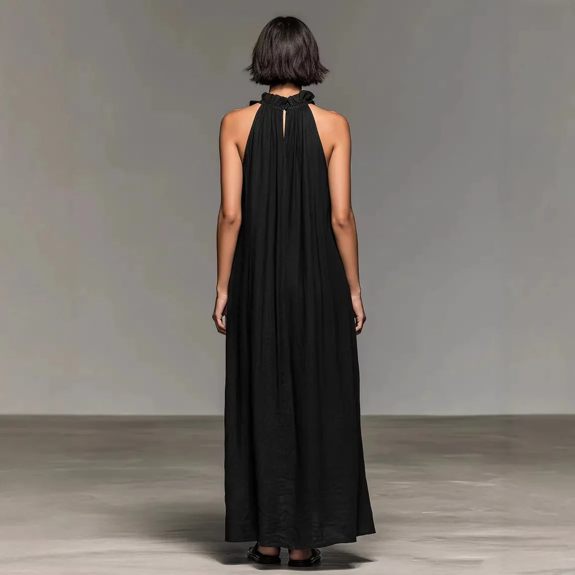 Velisse™ Dress with Ruffle Trim and Relaxed Flowy Silhouette.