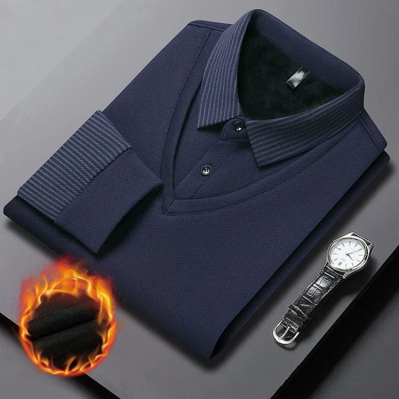 Vanguard™ Dress Shirt with Two-Piece Effect and Velvety Interior for Maximum Thermal Comfort!