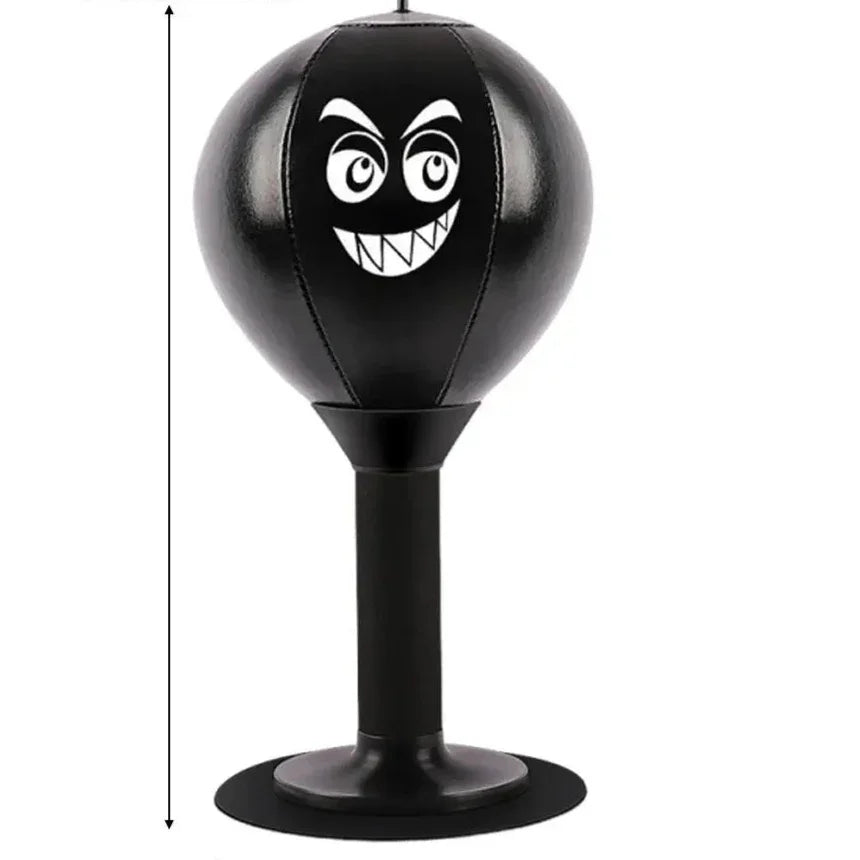 Punch Buddy™ Stress Relief Bag with Stable Suction Base and Funny Face / Instant Relief for Your Most Stressful Days!