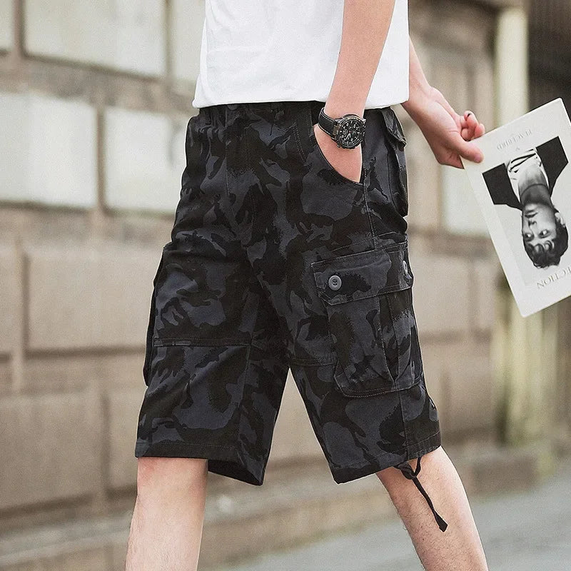 Frontier™ Camouflage Cargo Shorts with Utility Pockets