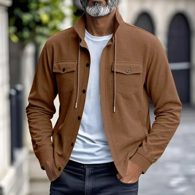 Velkor™ Jacket with Ribbed Texture and Refined Presence