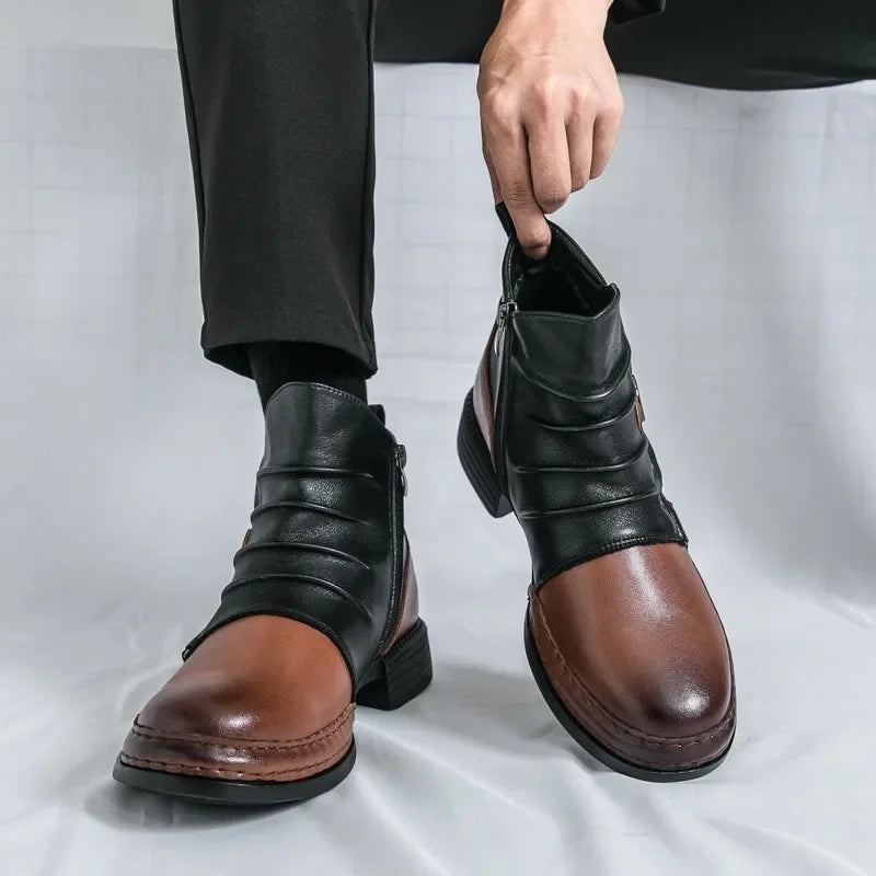 Dallas™ Premium Leather Ankle Boot with Adjustable Side Buckle