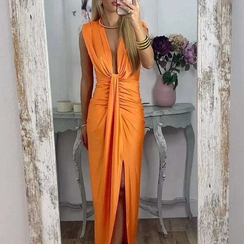 Kaelis™ Dress with Refined Design and Modern Draping