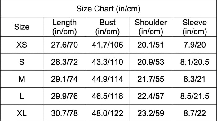 Size Guide