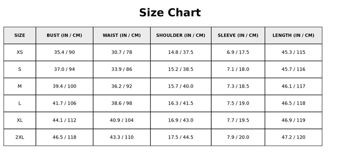 Size Guide