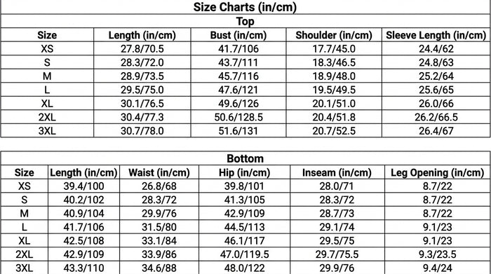 Size Guide
