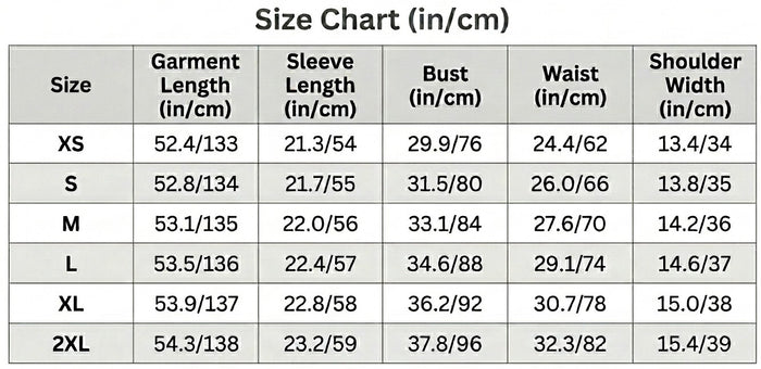 Size Guide