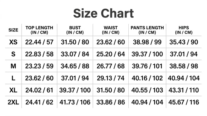 Size Guide