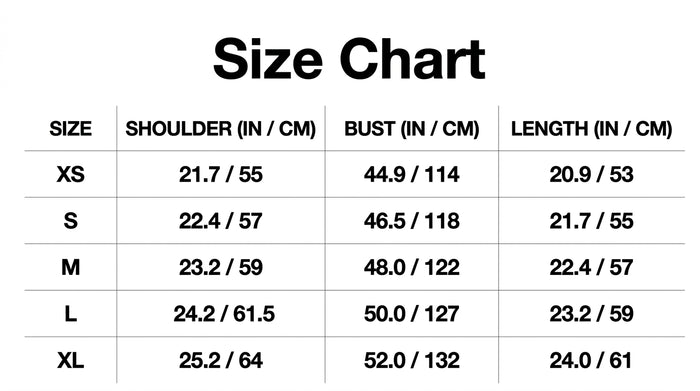 Size Guide