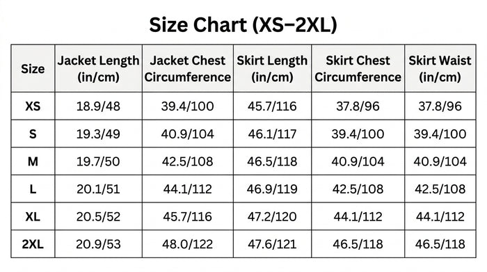 Size Guide