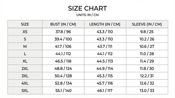 Size Guide
