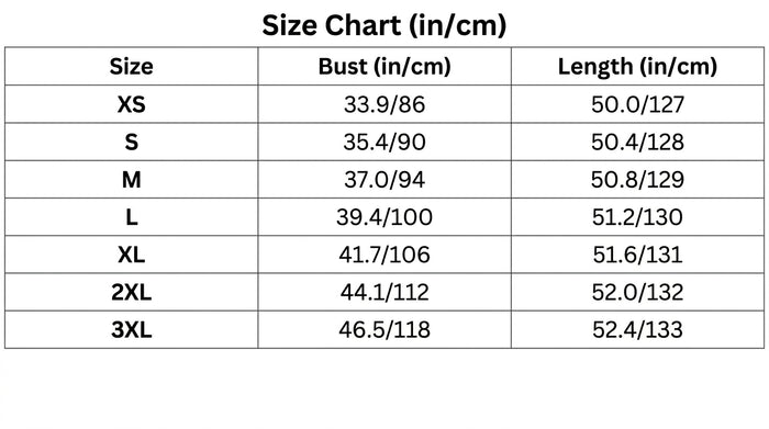 Size Guide
