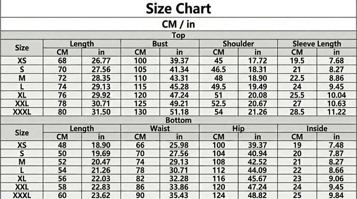 Size Guide