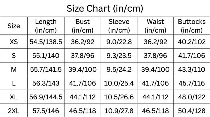 Size Guide