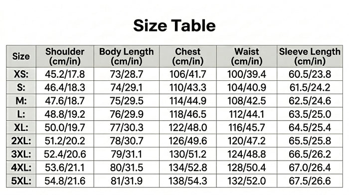 Size Guide