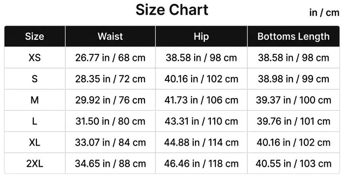 Size Guide