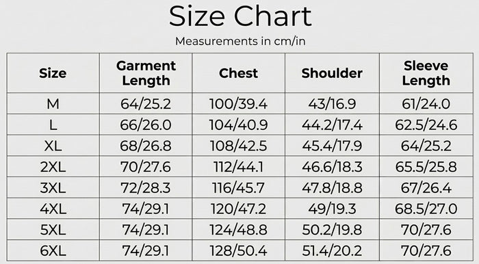 Size Guide