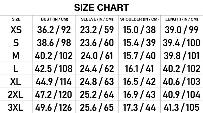 Size Guide