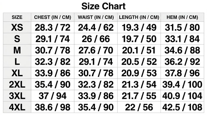 Size Guide