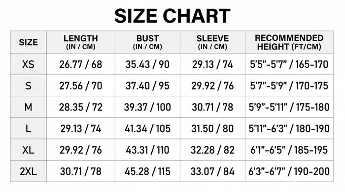 Size Guide