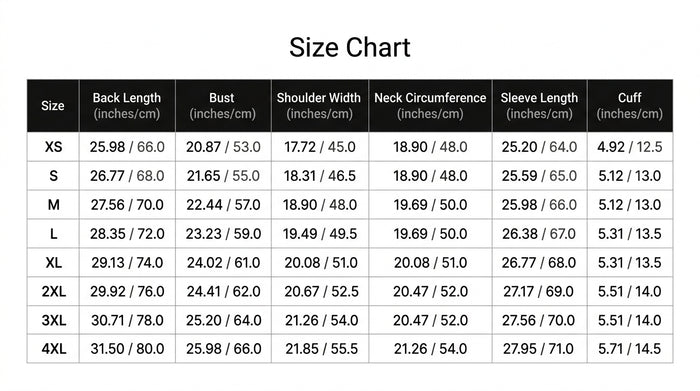 Size Guide
