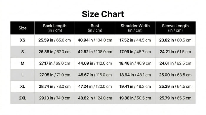 Size Guide