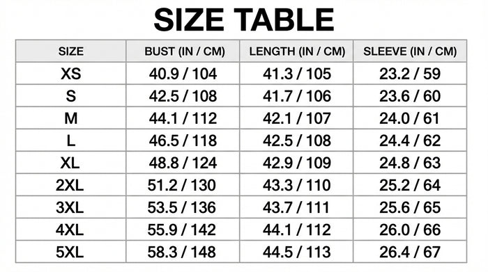 Size Guide