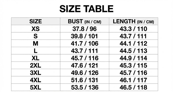 Size Guide