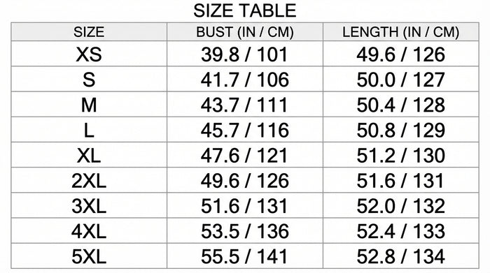 Size Guide