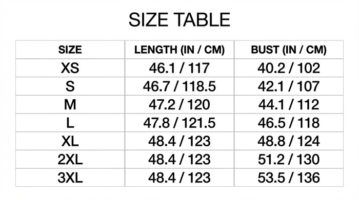 Size Guide