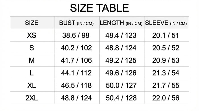Size Guide