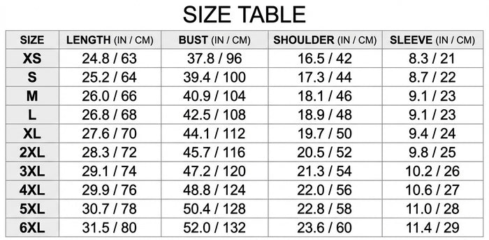 Size Guide