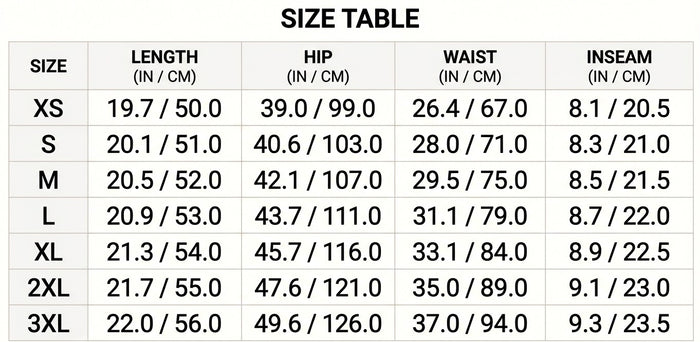 Size Guide