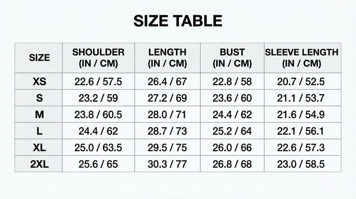 Size Guide
