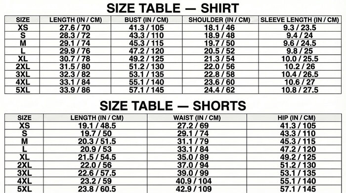 Size Guide