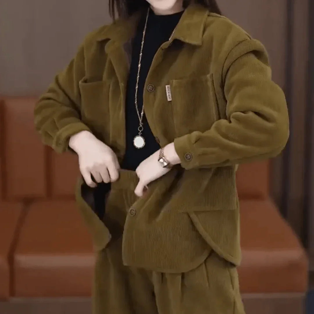 Nordstein™ Set in Super Soft Corduroy / Plush Finish and Charm for Winter!