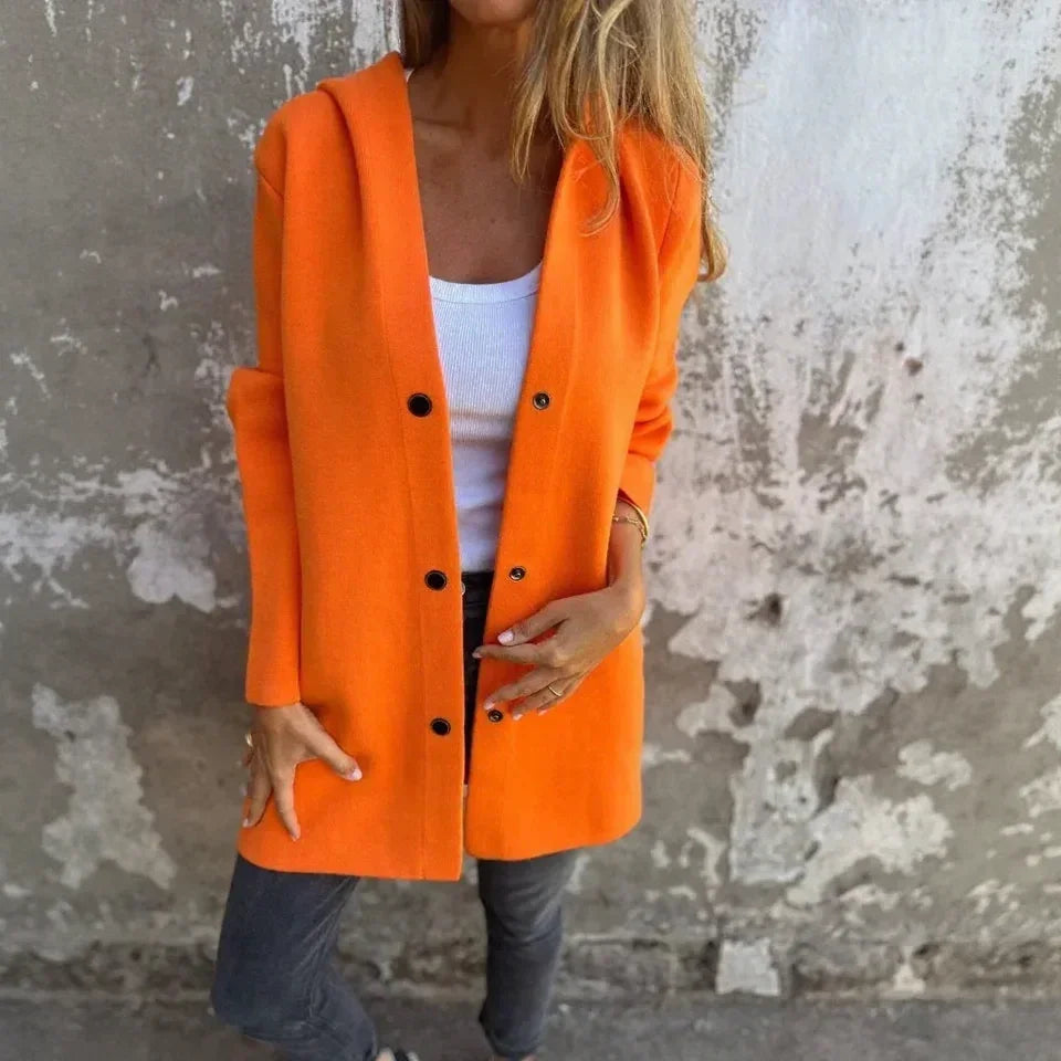 Cityline Charm™ Jacket in Premium Heavyweight Knit with Back Ring Detail / Sophisticated Urban Style That Never Goes Out of Fashion!