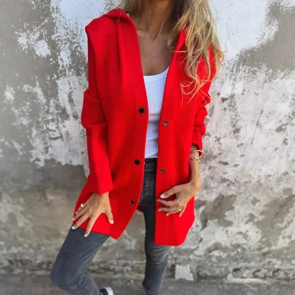 Cityline Charm™ Jacket in Premium Heavyweight Knit with Back Ring Detail / Sophisticated Urban Style That Never Goes Out of Fashion!