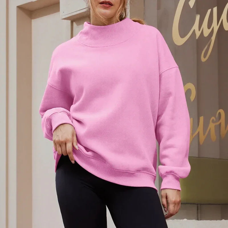 SoftLayer™ Premium Heavyweight Sweatshirt with Modern Mock Neck!