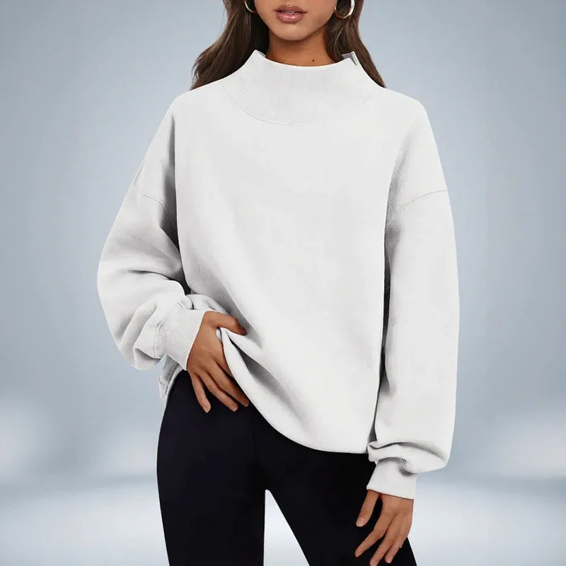 SoftLayer™ Premium Heavyweight Sweatshirt with Modern Mock Neck!