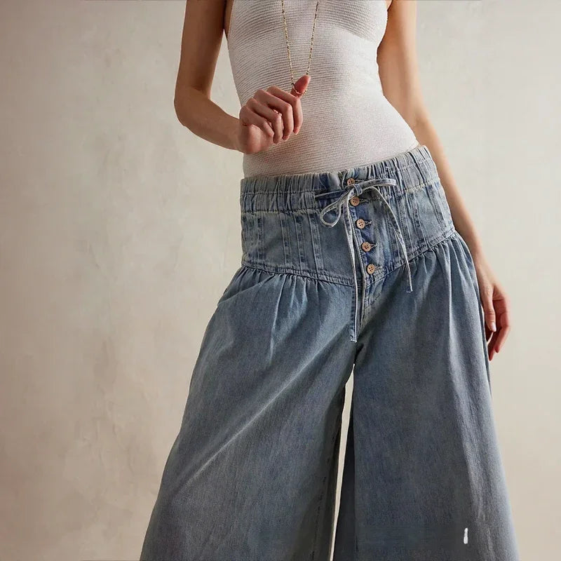 Solen™ Women’s Soft Denim High-Waist Pants