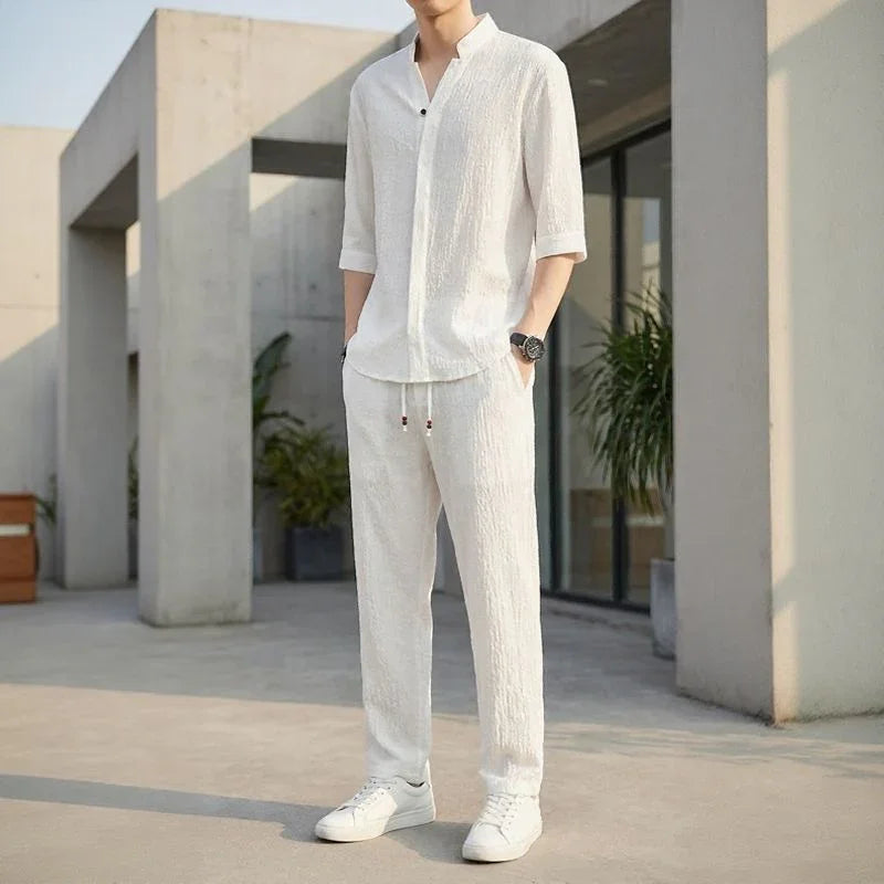 Jonas™ Set with 3/4 Sleeve Shirt and Slash Pocket Pants