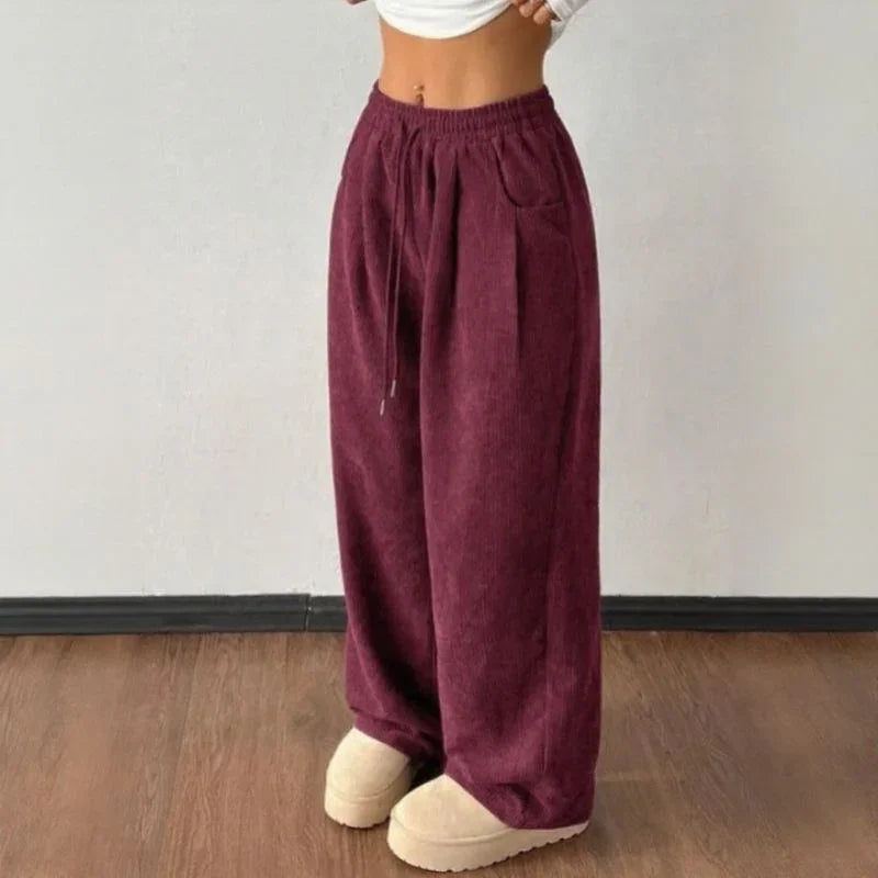 Sara™ Wide-Leg Pants in Premium Textured Knit