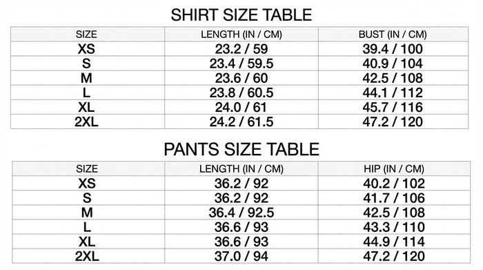 Size Guide