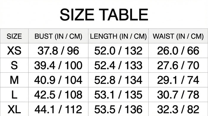 Size Guide