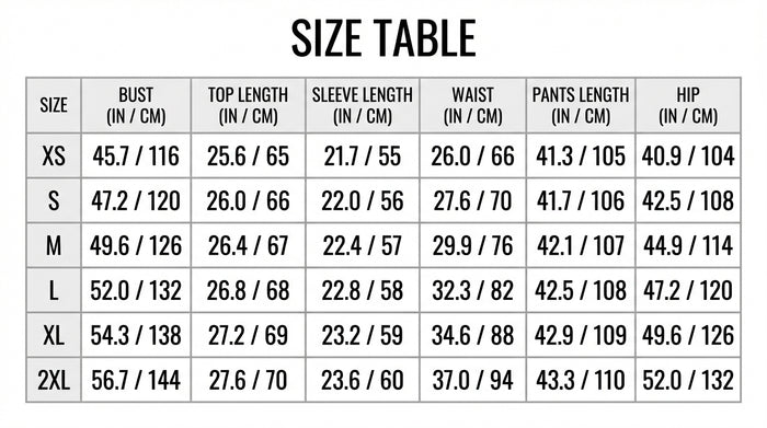 Size Guide