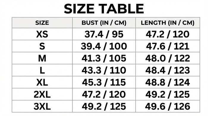 Size Guide